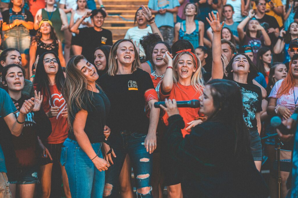 group singing